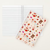 Valentine Love Teddy Bear ノートブック (内側)