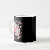 Valentine Manatee Cute Animal Hearts Will You Be M コーヒーマグカップ (正面左)