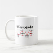 Valentine Math Humor For Teachers Students  コーヒーマグカップ (左)