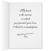 Valentine - My heart is the canvas of your love (内側 (右))