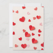 Valentine Party Invitation Printable 招待状 (裏面)