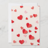 Valentine Party Invitation Printable 招待状 (裏面)