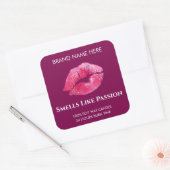 Valentine Passion & Love Custom Candle Sticker スクエアシール (封筒)