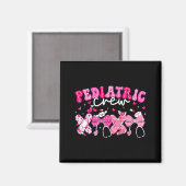 Valentine Pediatric Crew Xoxo Nurse Coquette Bow P マグネット (正面/裏面)