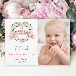Valentine Photo Card for Grandparent シーズンカード