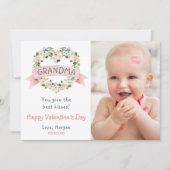 Valentine Photo Card for Grandparent シーズンカード (正面)