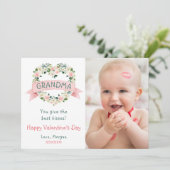 Valentine Photo Card for Grandparent シーズンカード (スタンド正面)