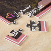 Valentine Posal Home is Where I'S With You Photo ジグソーパズル (側面)