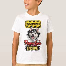 Valentine Puppy Love Tシャツ