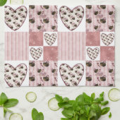 Valentine Quilt Kitchen Towels キッチンタオル (折り畳み)