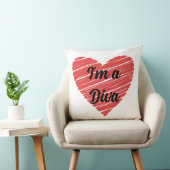 Valentine Red Happy heart romance graphic クッション (椅子)