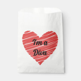 Valentine Red Happy heart romance graphic フェイバーバッグ