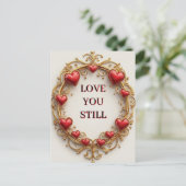 Valentine Romantic Decoration シーズンポストカード (スタンド正面)