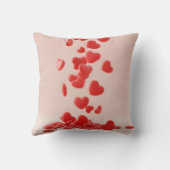 valentine romantic heart decoration background クッション (裏面)