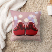 valentine romantic heart decoration couple クッション (ブランケット)