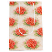 Valentine rose ミディアムペーパーバッグ (裏面)