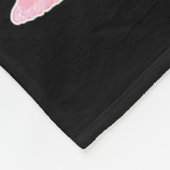 Valentine’s Day 67 Filled With Heart Funny Six Sev フリースブランケット (角)