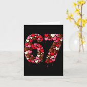 Valentine’s Day 67 Meme Filled With Hearts Funny S カード (黄色い花)