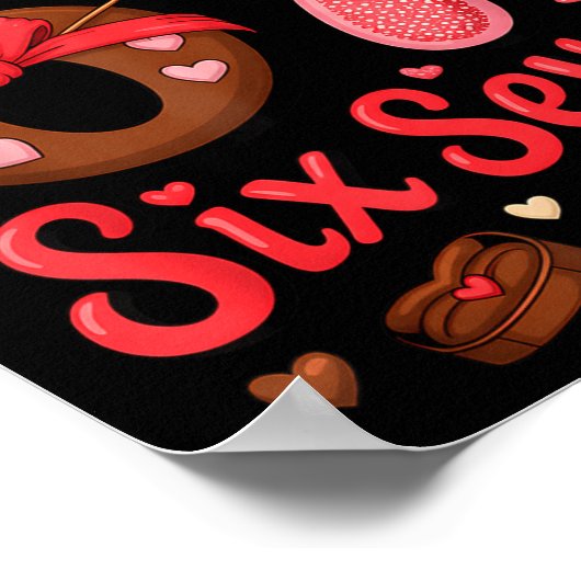 Valentine’s Day 67 Meme Filled With Hearts Funny S ポスター (角)