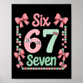 Valentine’s Day 67 Meme Filled With Hearts Funny S ポスター (正面)