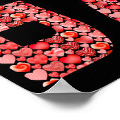 Valentine’s Day 67 Meme Filled With Hearts Funny S ポスター (角)