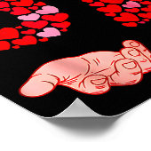 Valentine’s Day 67 Meme Filled With Hearts Funny S ポスター (角)