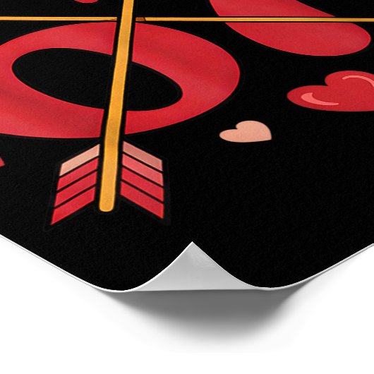 Valentine’s Day 67 Meme Filled With Hearts Funny S ポスター (角)