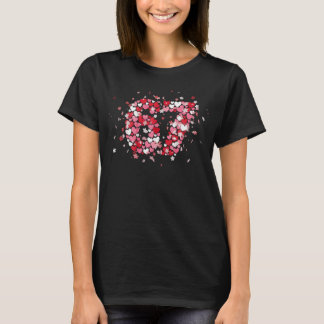 Valentine’s Day 67 Meme Filled with Hearts Funny Tシャツ