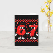 Valentine’s Day 67 Meme Funny Six Seven 6 7 Valent カード (黄色い花)