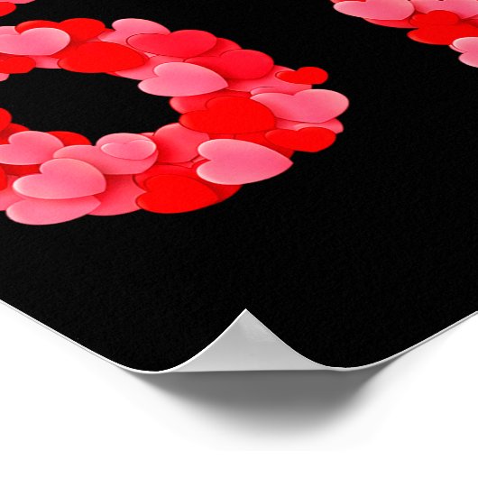 Valentine’s Day 67 Meme Funny Six Seven 6 7 Valent ポスター (角)