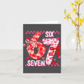 Valentine’s Day 67 Meme Happy Valentines Day Funny カード (黄色い花)