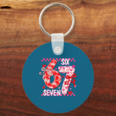 Valentine’s Day 67 Meme Happy Valentines Day Funny キーホルダー (正面)