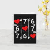 Valentine’s Day 67 Six Seven Meme Love 6 7 Heart C カード (黄色い花)