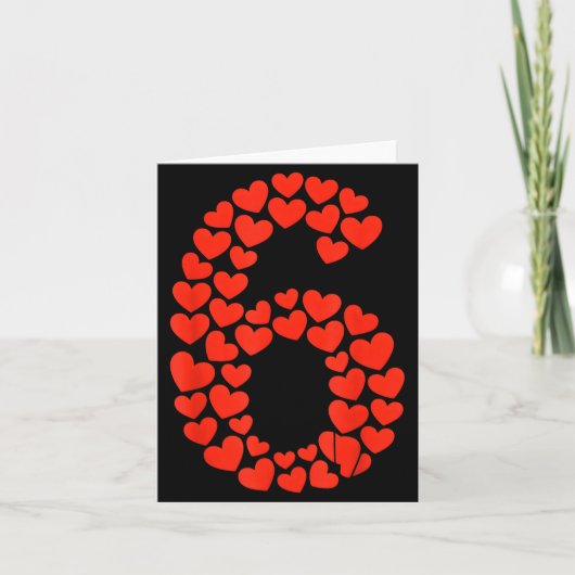 Valentine’s Day 67 With Heart Matching Couple Vale カード (正面)