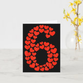 Valentine’s Day 67 With Heart Matching Couple Vale カード (黄色い花)