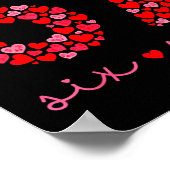 Valentine’s Day 6-7 Meme Six Seven 6 7 Valentine H ポスター (角)