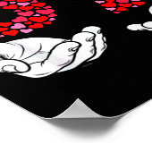 Valentine’s Day 6-7 Meme Six Seven 6 7 Valentine H ポスター (角)