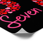 Valentine’s Day 6-7 Meme Six Seven 6 7 Valentine H ポスター (角)