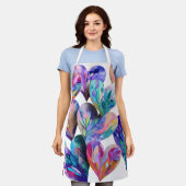 Valentine’s Day Apron | Cute, Romantic & Love エプロン (着用した状態)