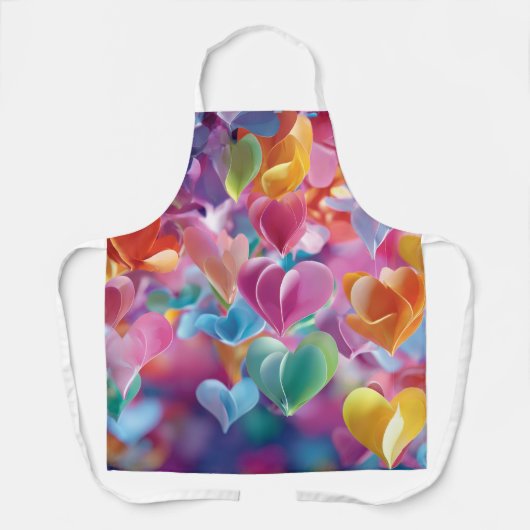 Valentine’s Day Apron | Cute, Romantic & Love エプロン (正面)