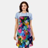 Valentine’s Day Apron | Cute, Romantic & Love エプロン (着用した状態)