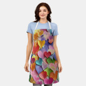 Valentine’s Day Apron | Cute, Romantic & Love エプロン (着用した状態)