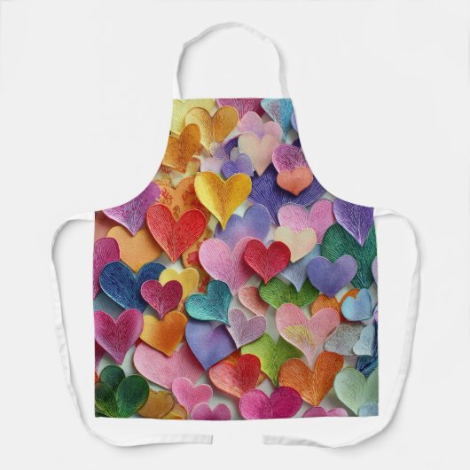 Valentine’s Day Apron | Cute, Romantic & Love エプロン (正面)
