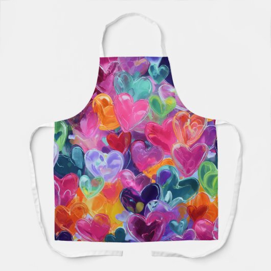 Valentine’s Day Apron | Cute, Romantic & Love エプロン (正面)