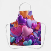 Valentine’s Day Apron | Cute, Romantic & Love エプロン (正面)