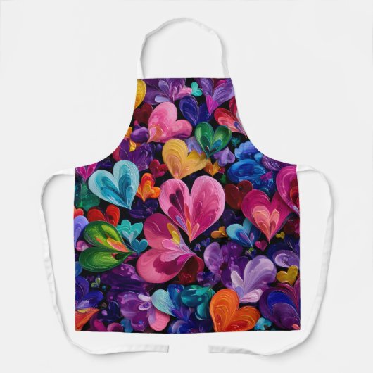 Valentine’s Day Apron | Cute, Romantic & Love エプロン (正面)