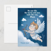 Valentine’s Day Card for Mom - Love Like No Other  シーズンポストカード (正面/裏面)