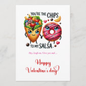 Valentine’s Day Card Funny Fruit Pun Love Quote シーズンカード (正面)