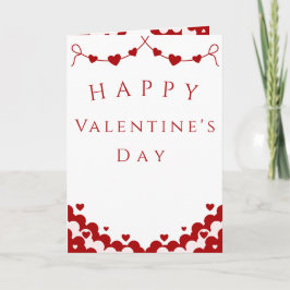 Valentine’s Day Card, Romantic Holiday Greeting カード