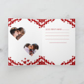 Valentine’s Day Card, Romantic Holiday Greeting カード (内部)